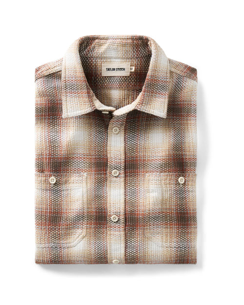 The Utility Shirt in Seaside Check Sashiko