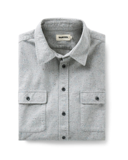 The Yosemite Shirt in Mist Donegal