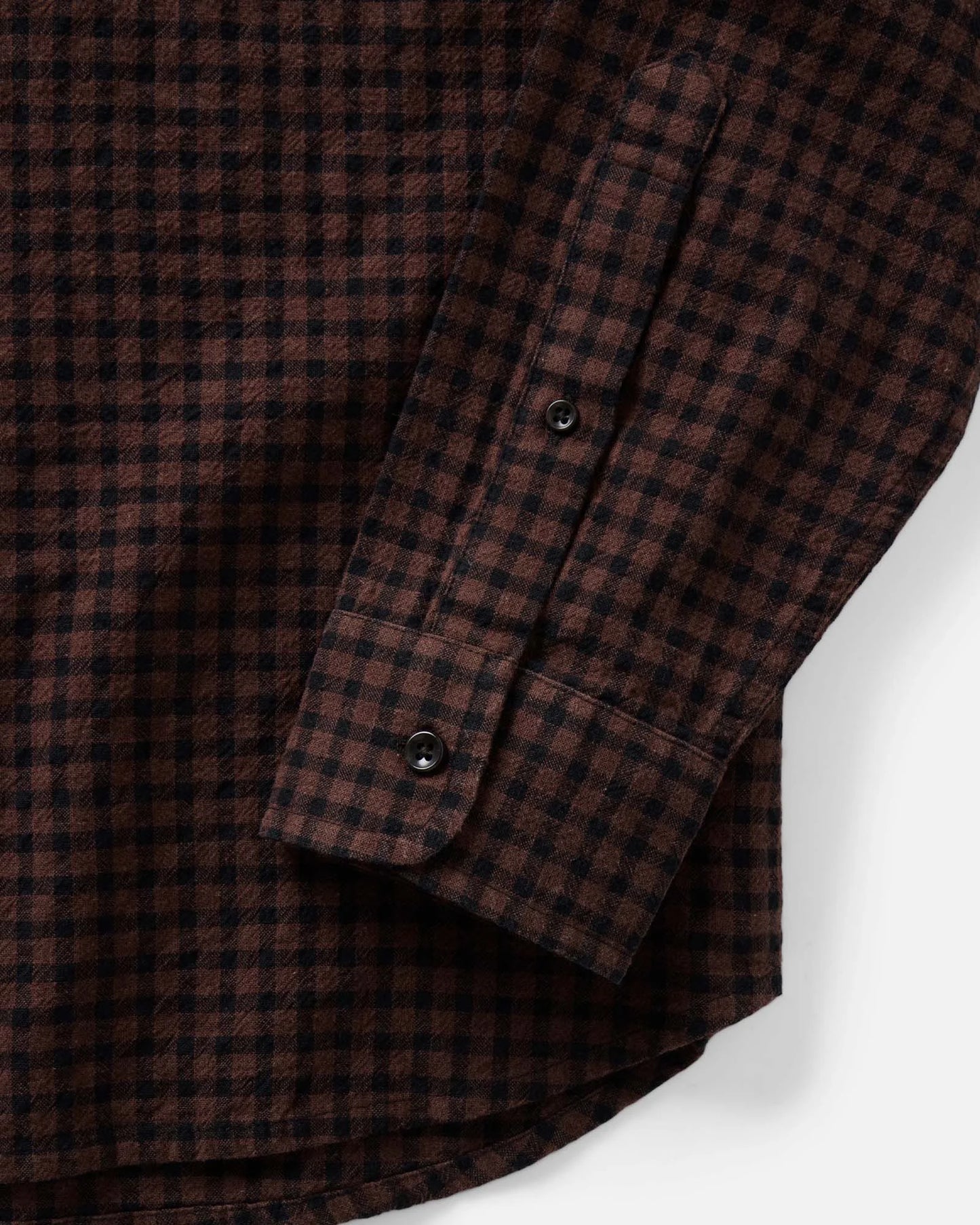 The California Shirt in Black Cherry Gingham