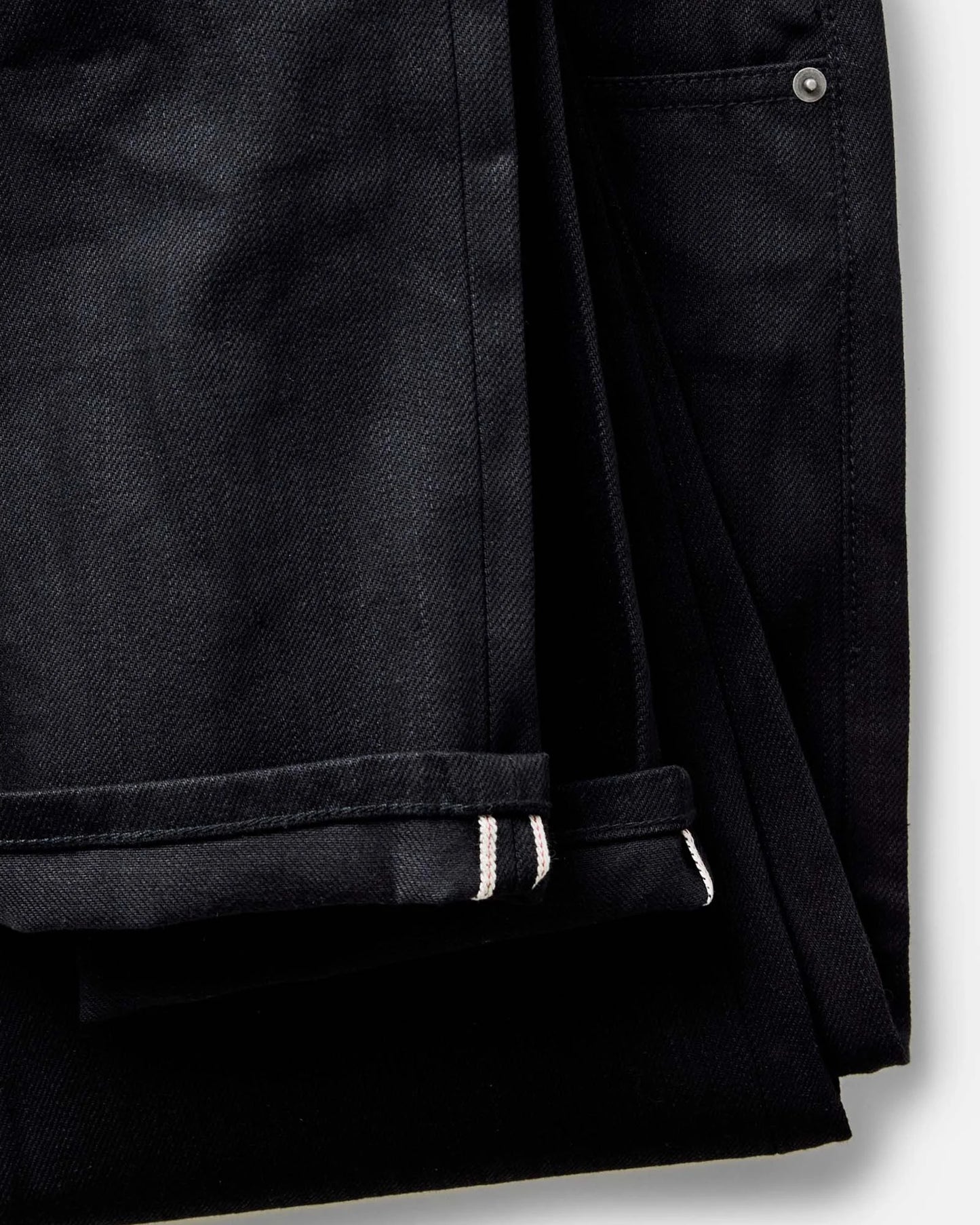 The Slim Jean in Rigid Black Organic Selvedge