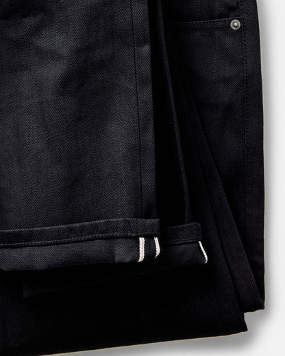 The Slim Jean in Rigid Black Organic Selvedge