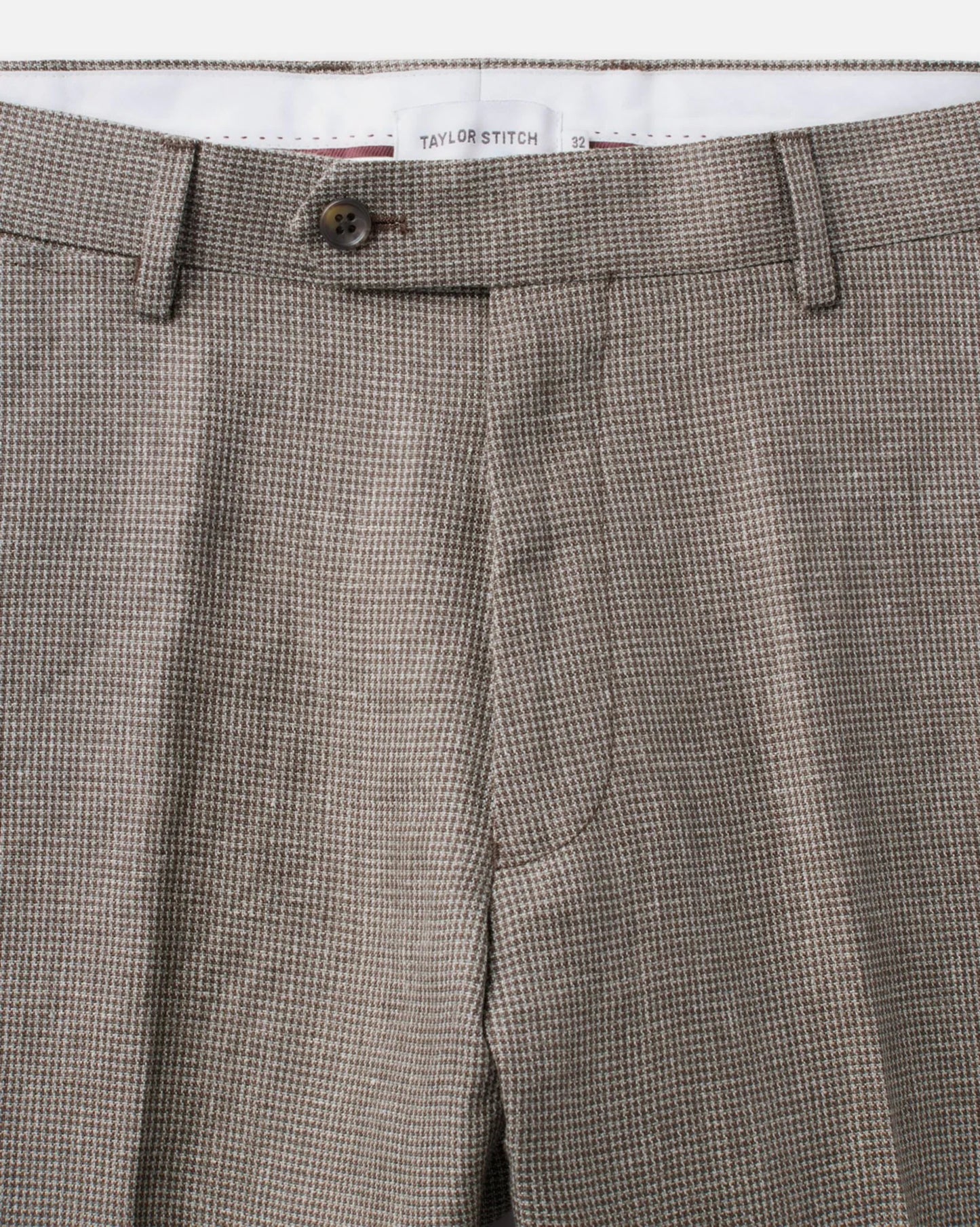 The Stevens Trouser in Morel Micro Check