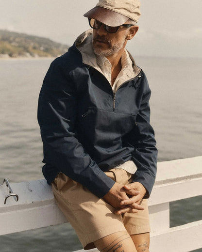The Squall Anorak in Navy Twill