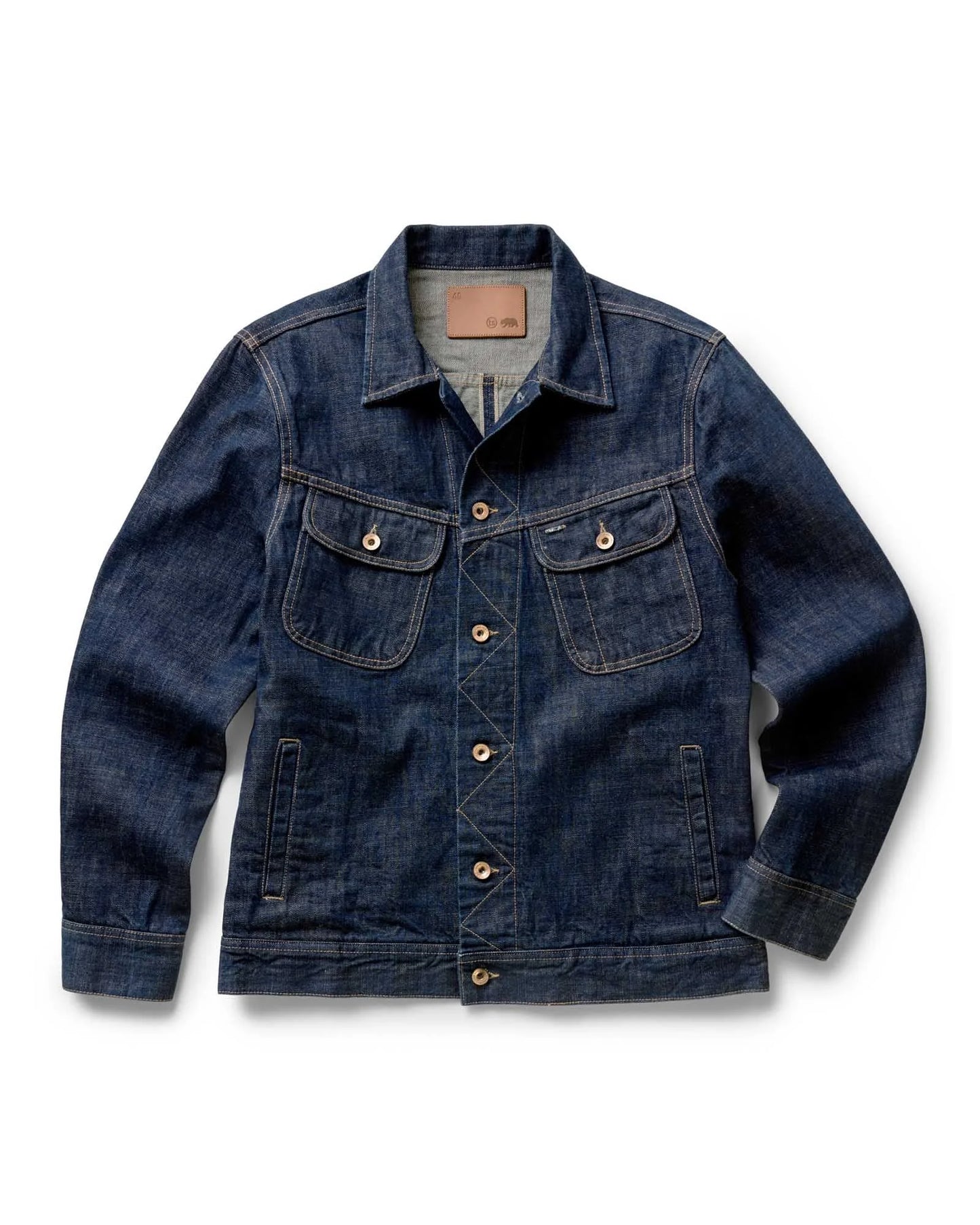 The Long Haul Jacket in Rinsed Organic Selvedge