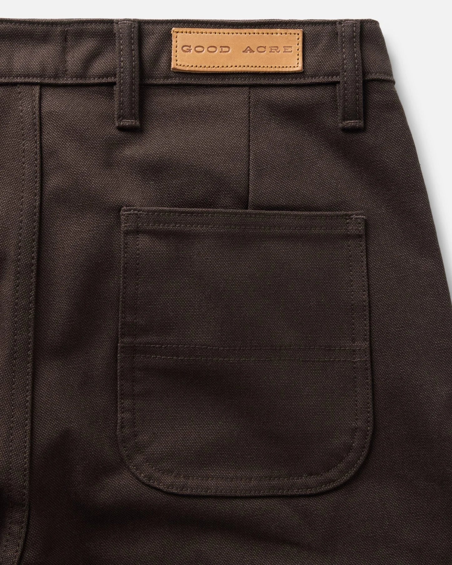 The Good Acre Chore Pant in Coffee Canvas