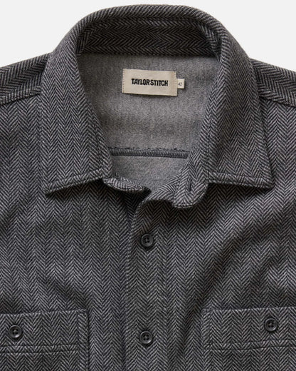 The North Shore Knit Shirt in Heather Coal