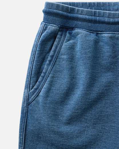 The Sunset Pant in Washed Indigo Terry