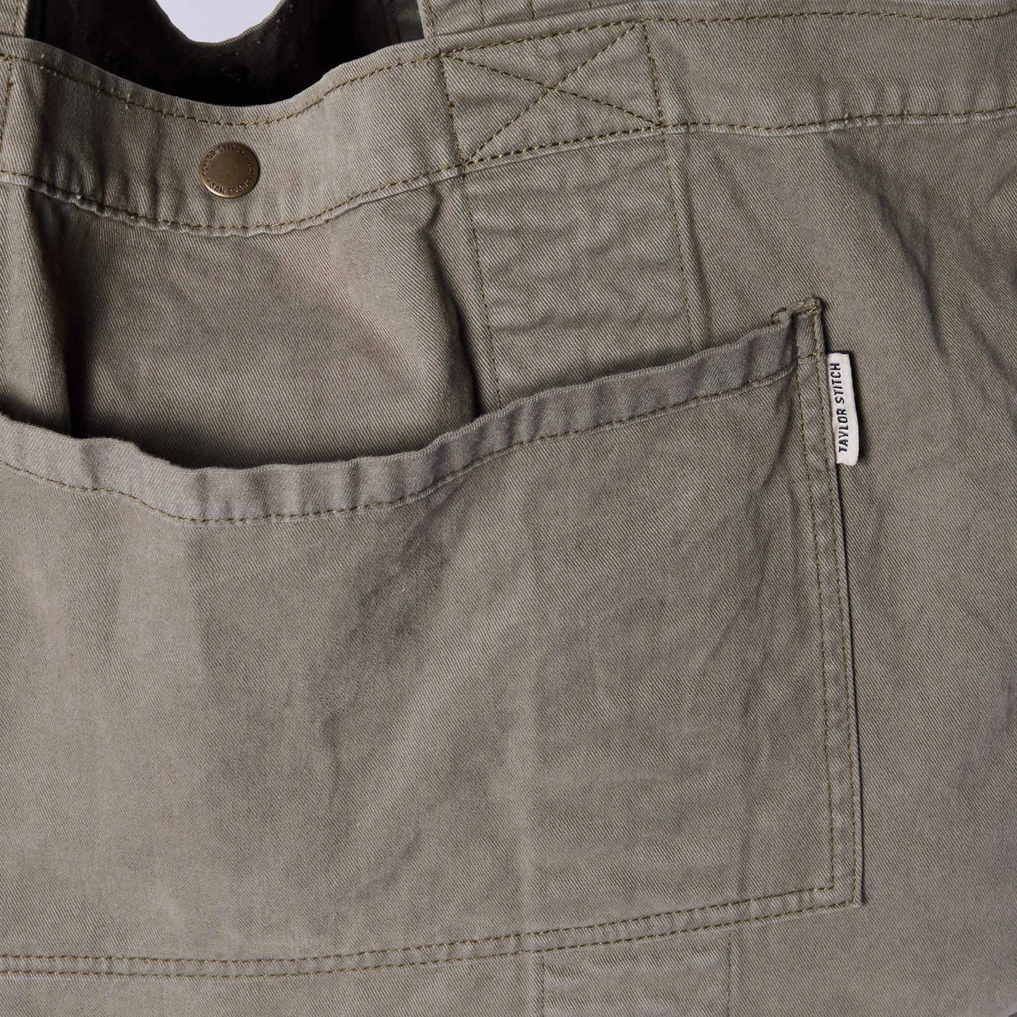 The Foundation Tote in Organic Smoked Olive