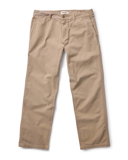The Straight Foundation Pant in Organic Khaki