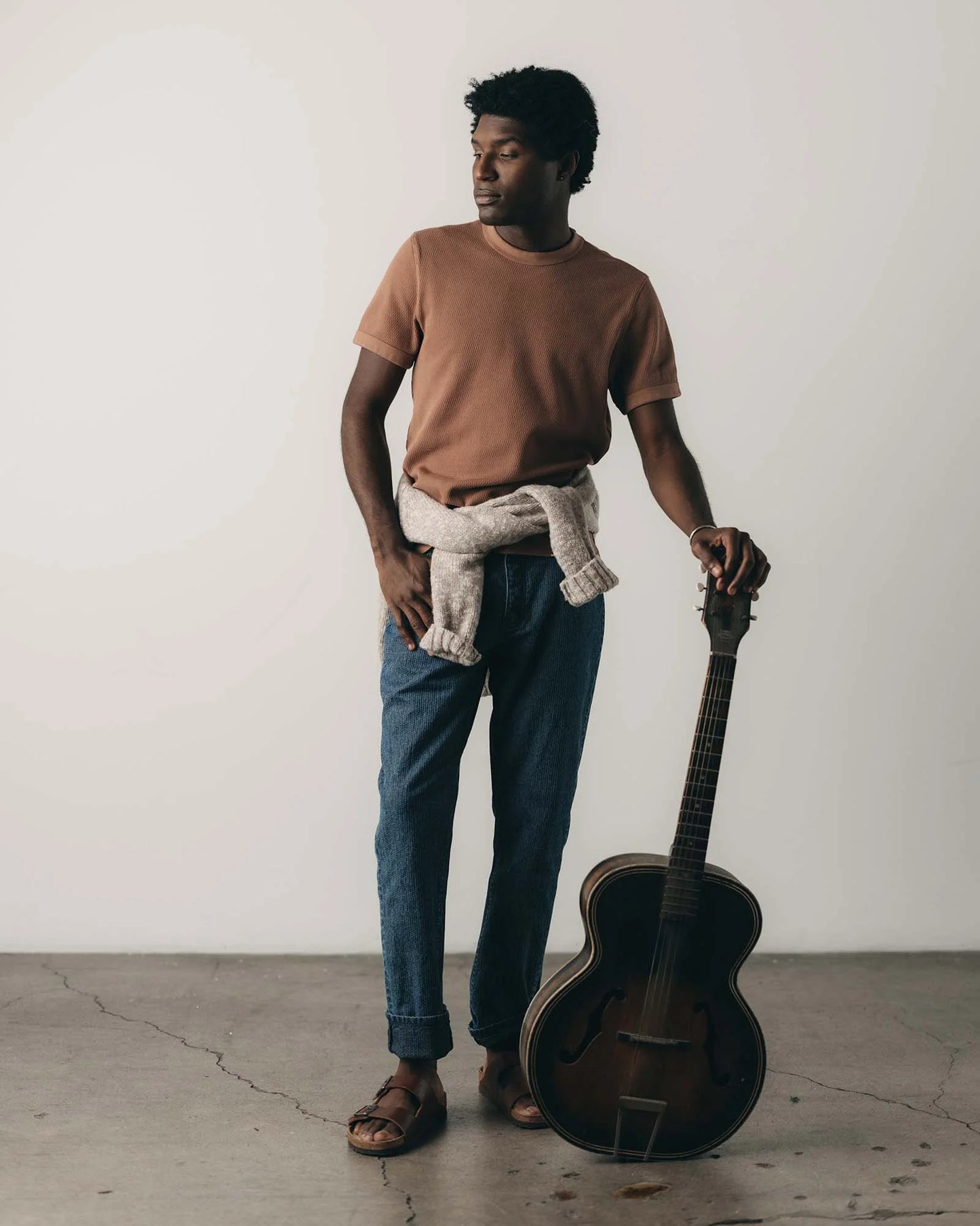 The Democratic Jean in Japanese Washed Indigo Sashiko