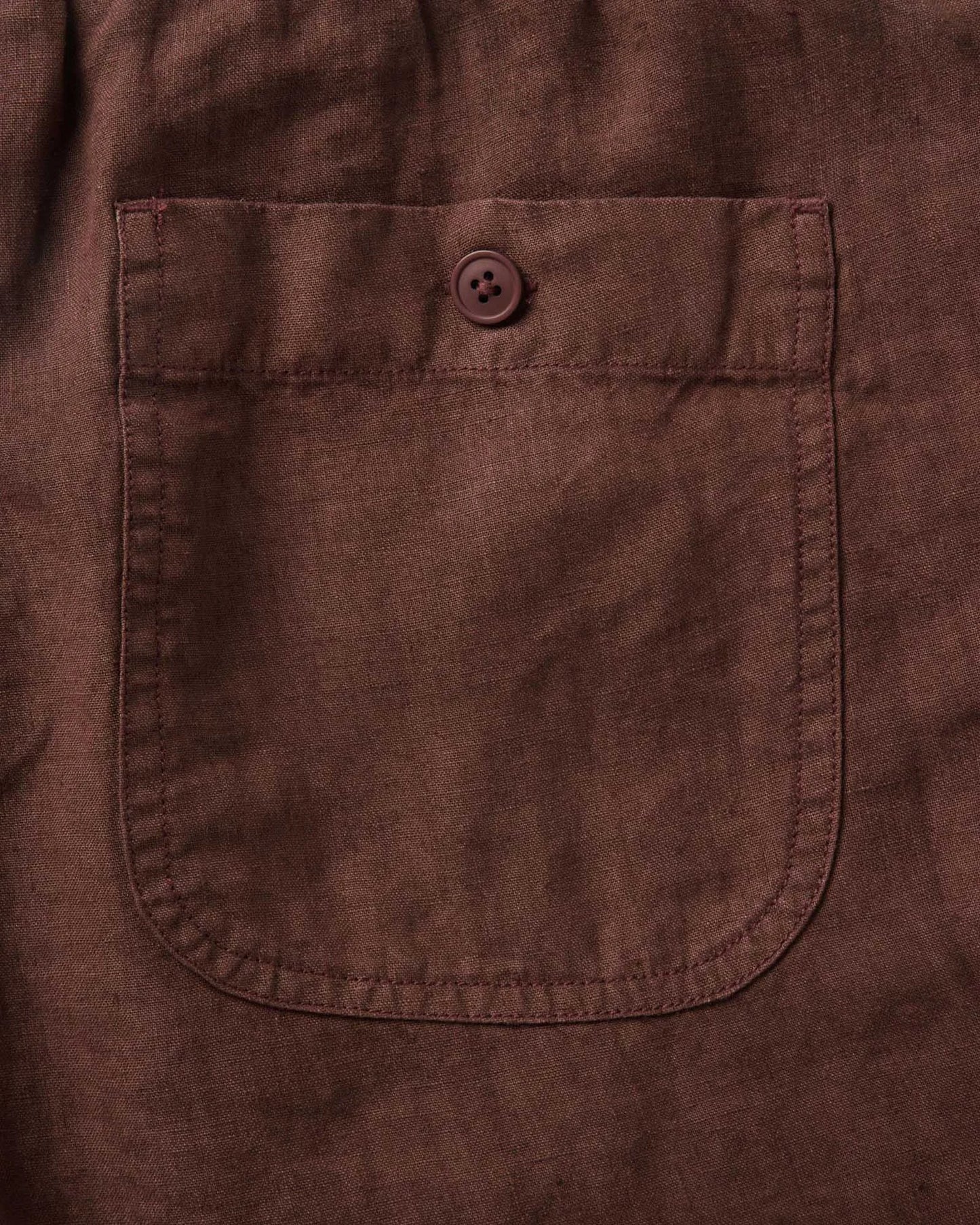 The Apres Short in Burgundy Hemp