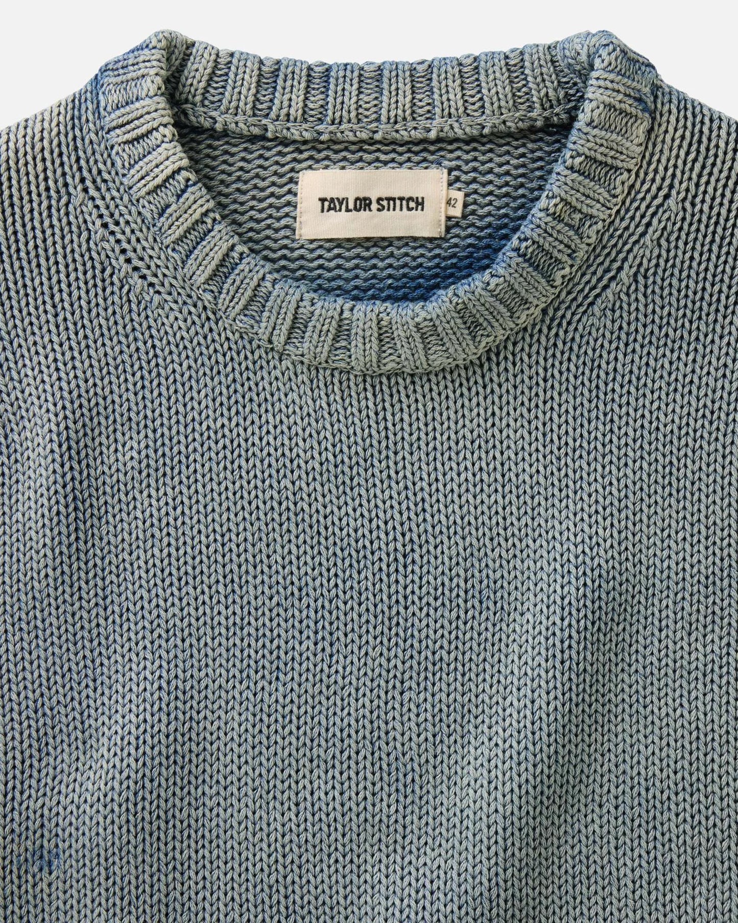 The Dory Crew Sweater in Washed Indigo