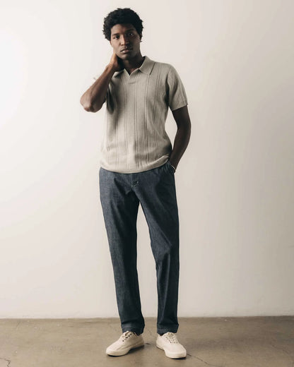 The Easy Pant in Washed Indigo Chambray