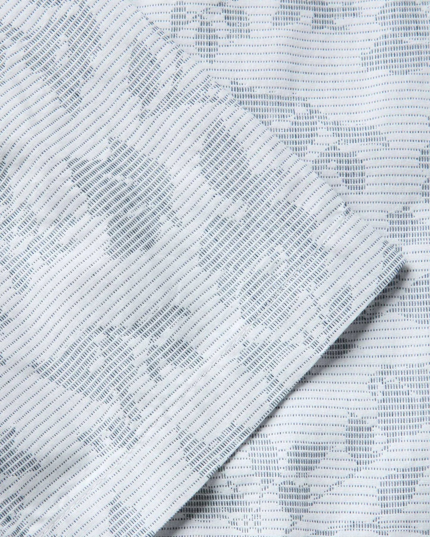 The Hawthorne Shirt in Sky Blue Floral Jacquard