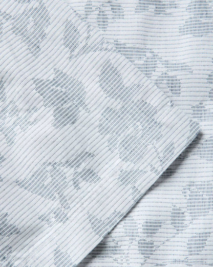 The Hawthorne Shirt in Sky Blue Floral Jacquard