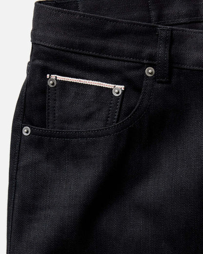 The Slim Jean in Rigid Black Organic Selvedge
