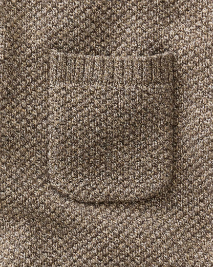 The Crawford Crew Sweater in Coffee Twist