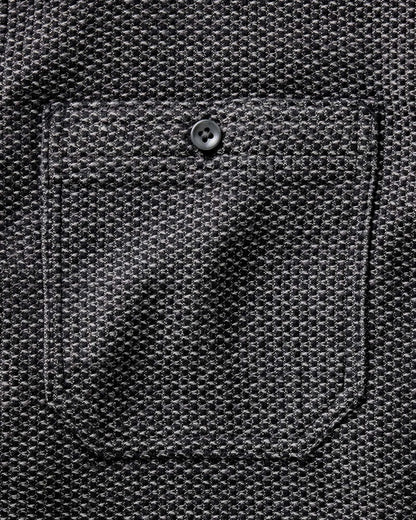 The Utility Shirt in Charcoal Sashiko