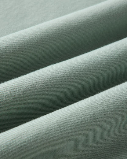 The Regenerative Cotton Tee in Faded Pine