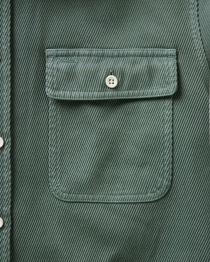 The Ledge Shirt in Deep Sea Twill