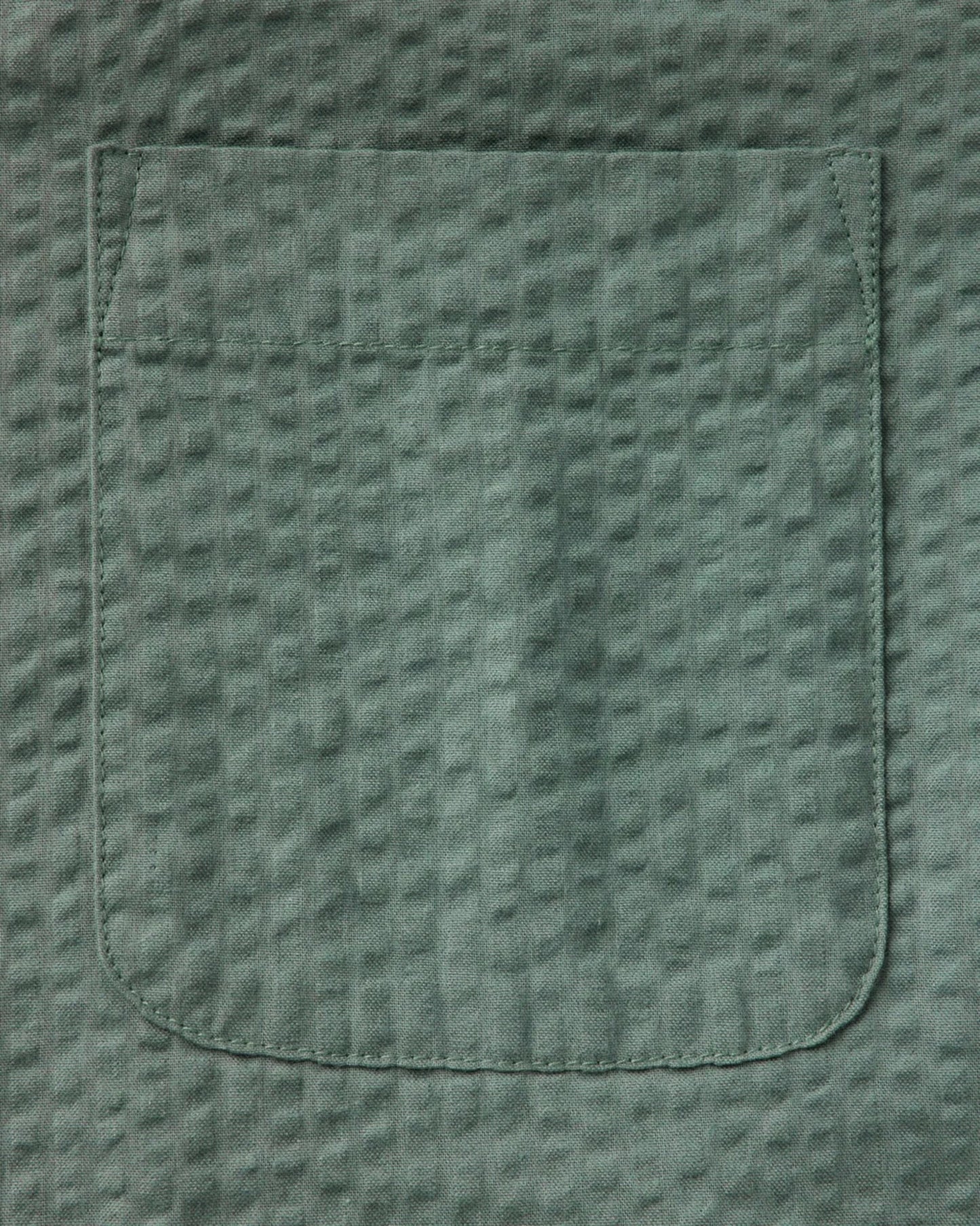 The Short Sleeve Jack in Deep Sea Seersucker