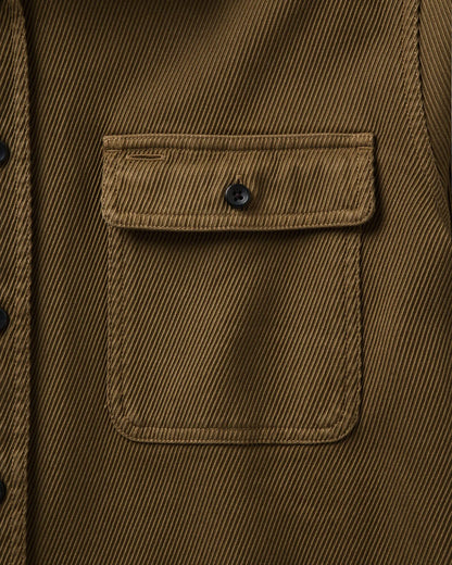 The Ledge Shirt in Bay Leaf Twill