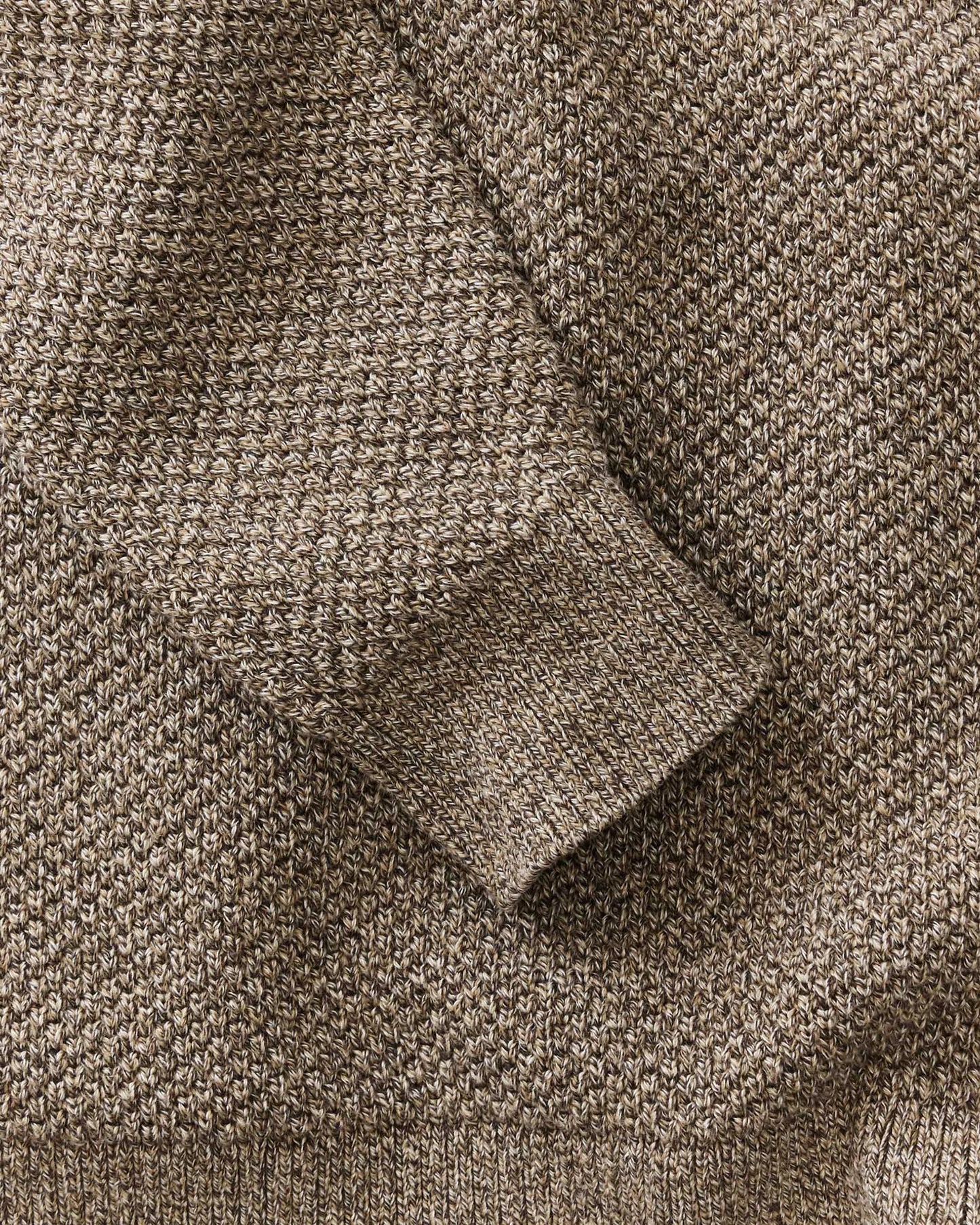 The Crawford Crew Sweater in Coffee Twist