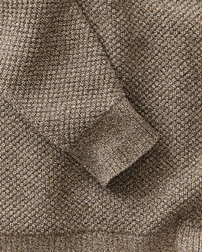 The Crawford Crew Sweater in Coffee Twist