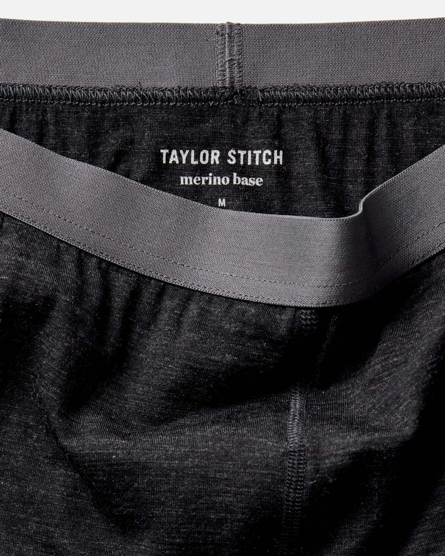 The Merino Boxer in Heather Black