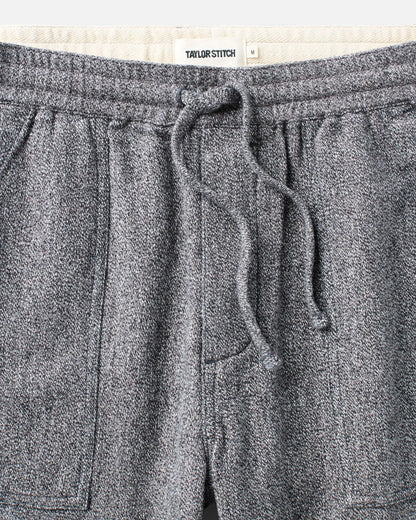 The Breakwater Pant in Grey Marl Hemp
