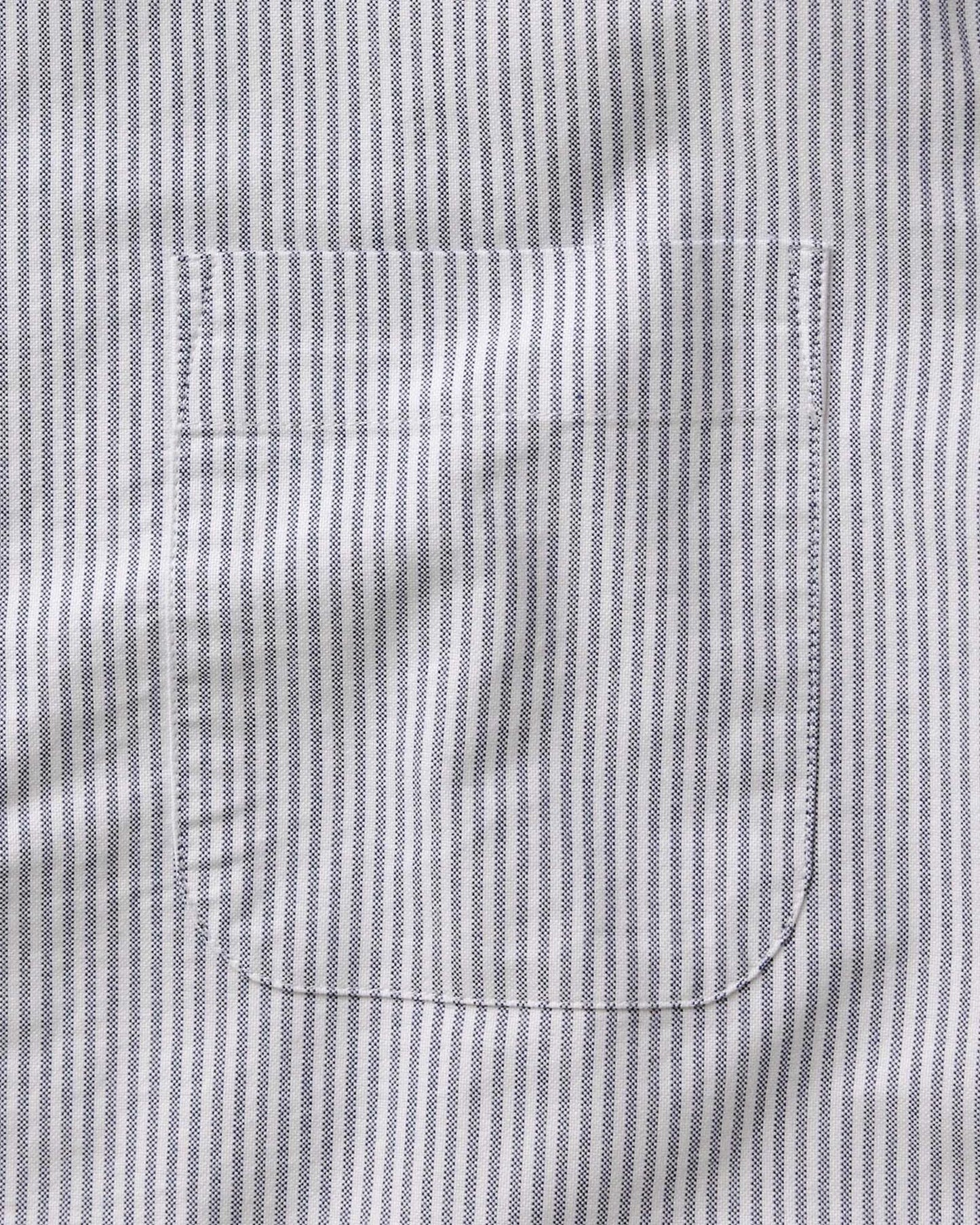 The Jack in Navy University Stripe Everyday Oxford