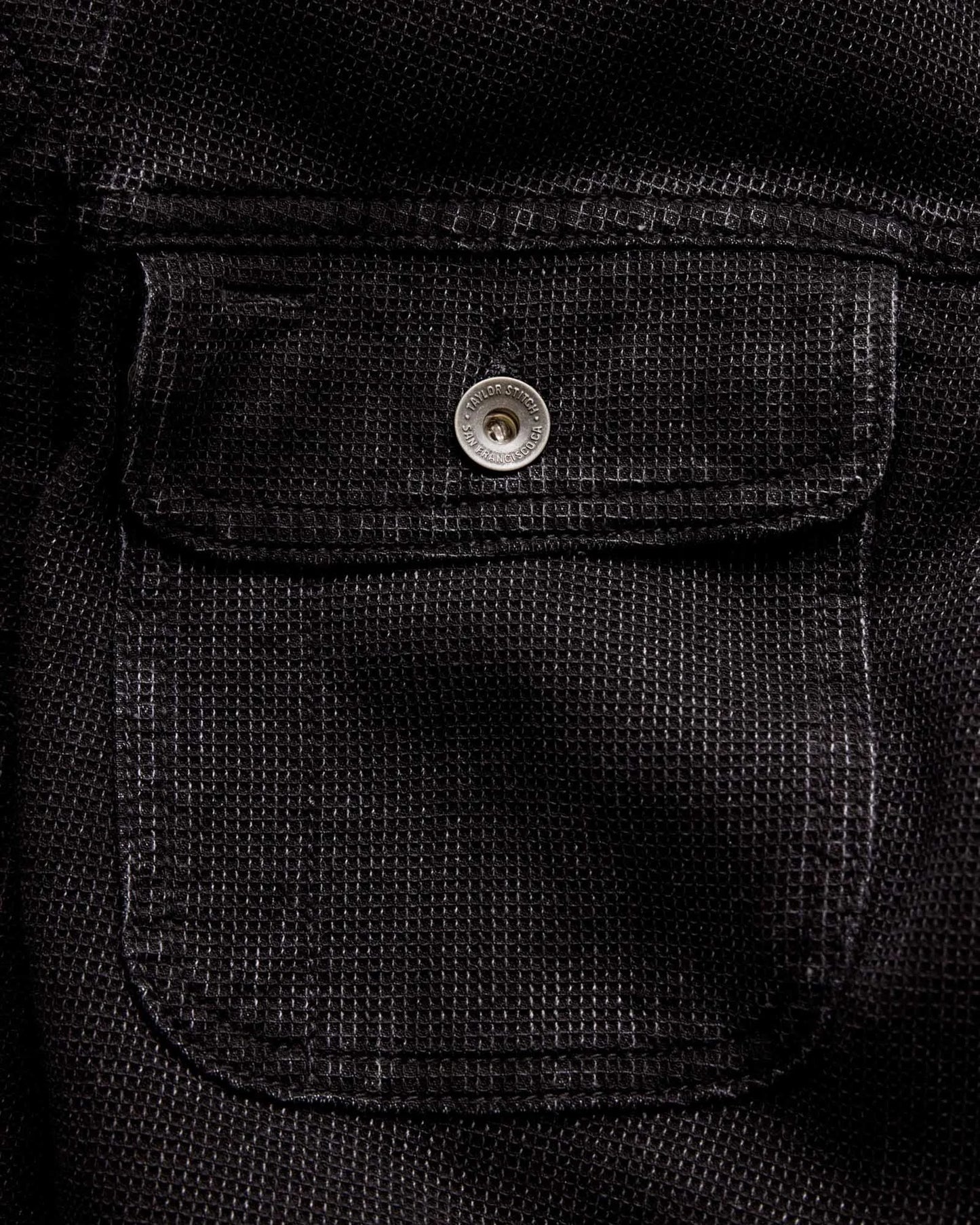 The Long Haul Jacket in Black Indigo Waffle