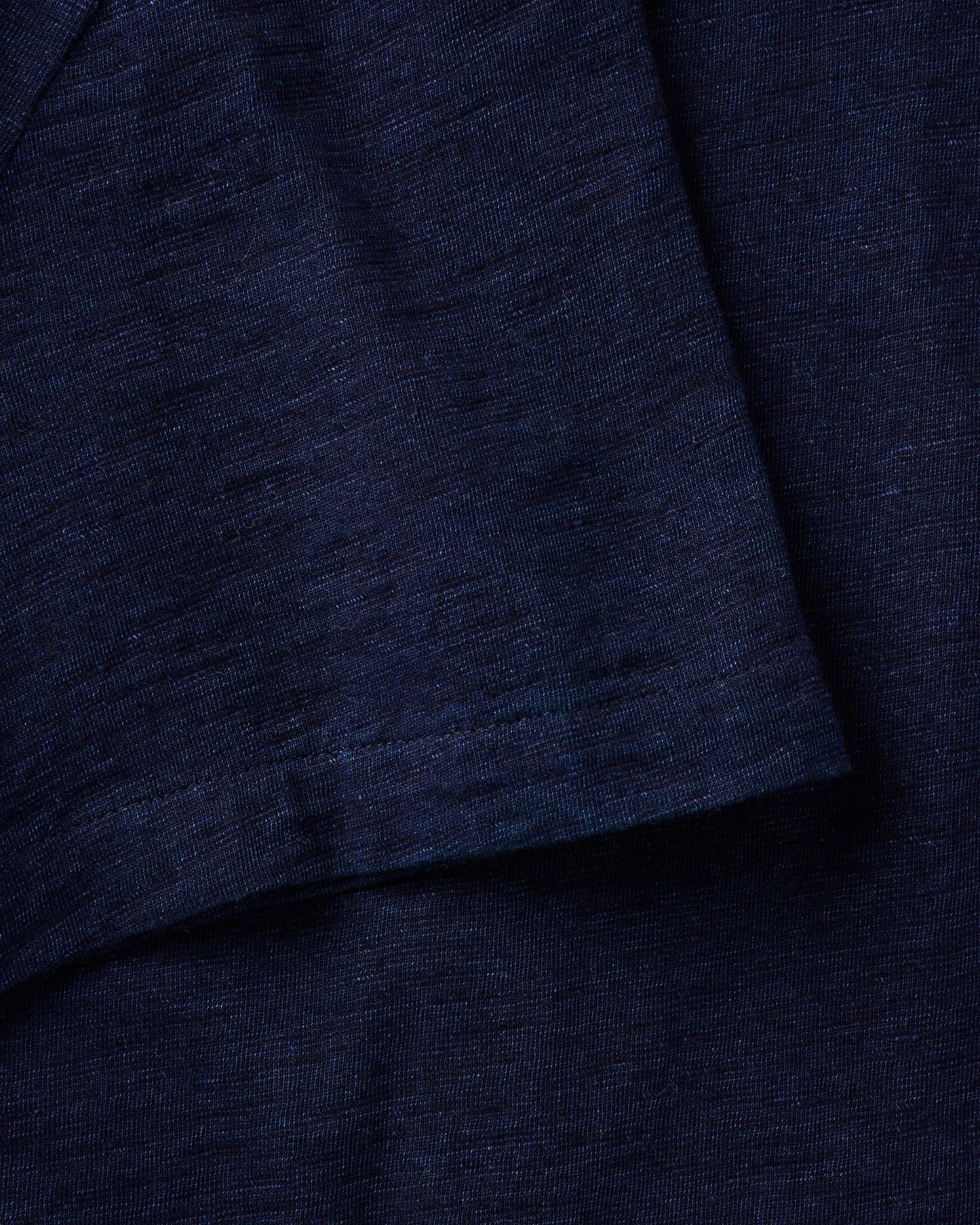 The Short Sleeve California in Rinsed Indigo Slub