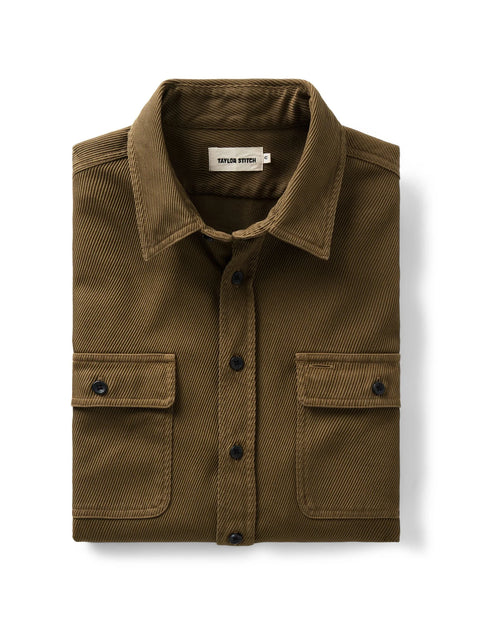 The Ledge Shirt in Bay Leaf Twill