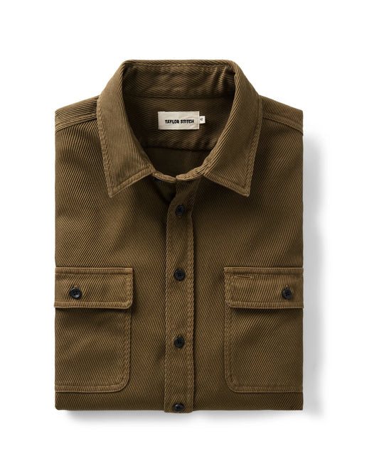 The Ledge Shirt in Bay Leaf Twill