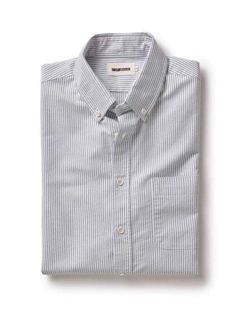 The Jack in Navy University Stripe Everyday Oxford