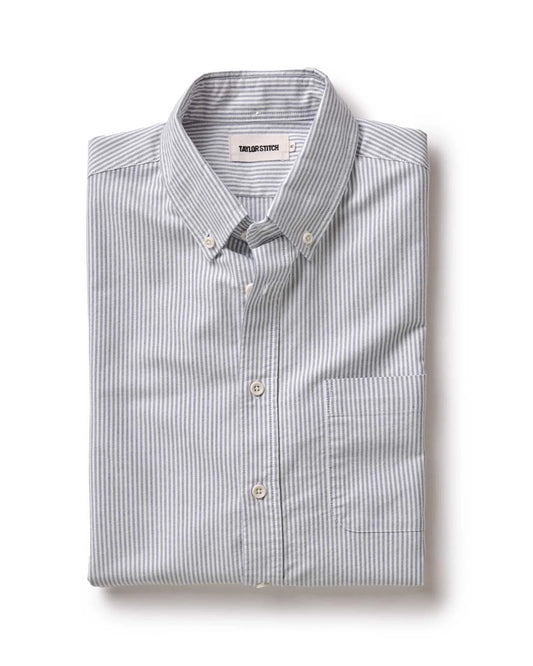 The Jack in Navy University Stripe Everyday Oxford