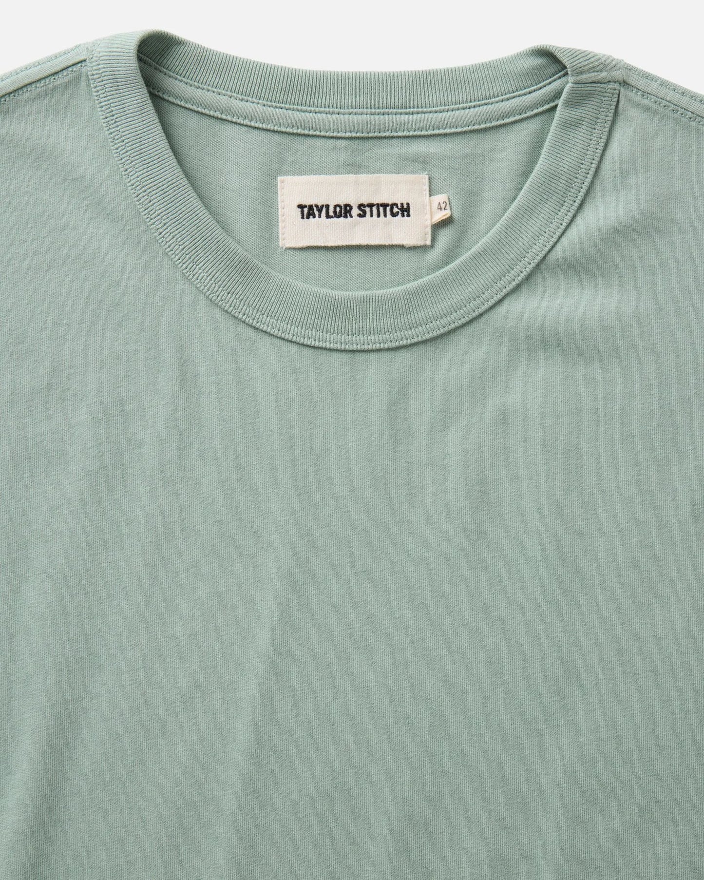 The Regenerative Cotton Tee in Faded Pine