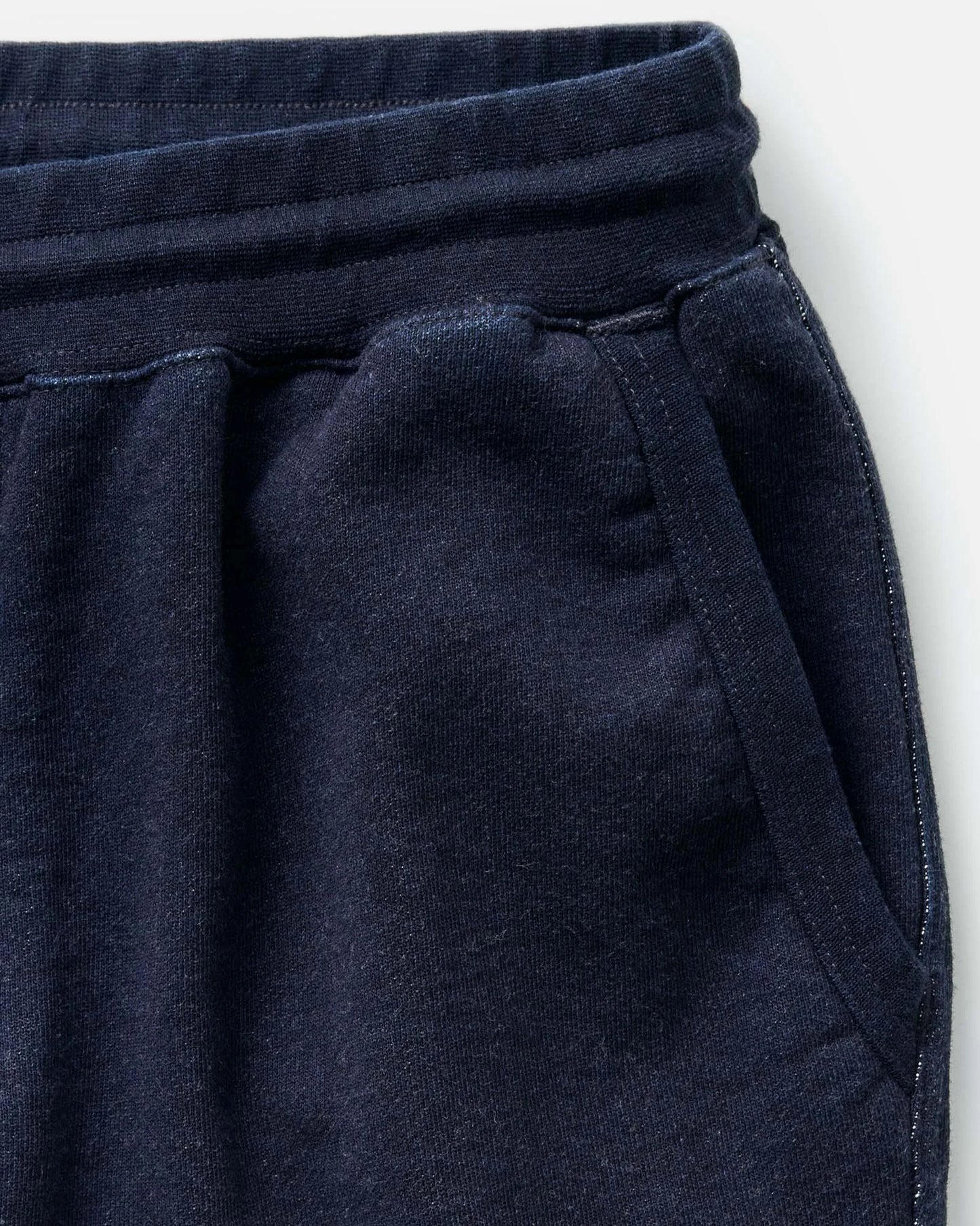 The Sunset Pant in Rinsed Indigo Terry
