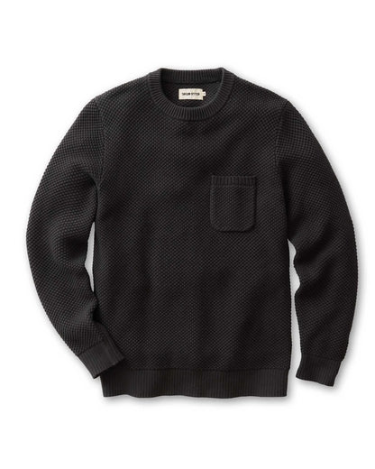 The Crawford Crew Sweater in Charcoal