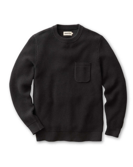 The Crawford Crew Sweater in Charcoal