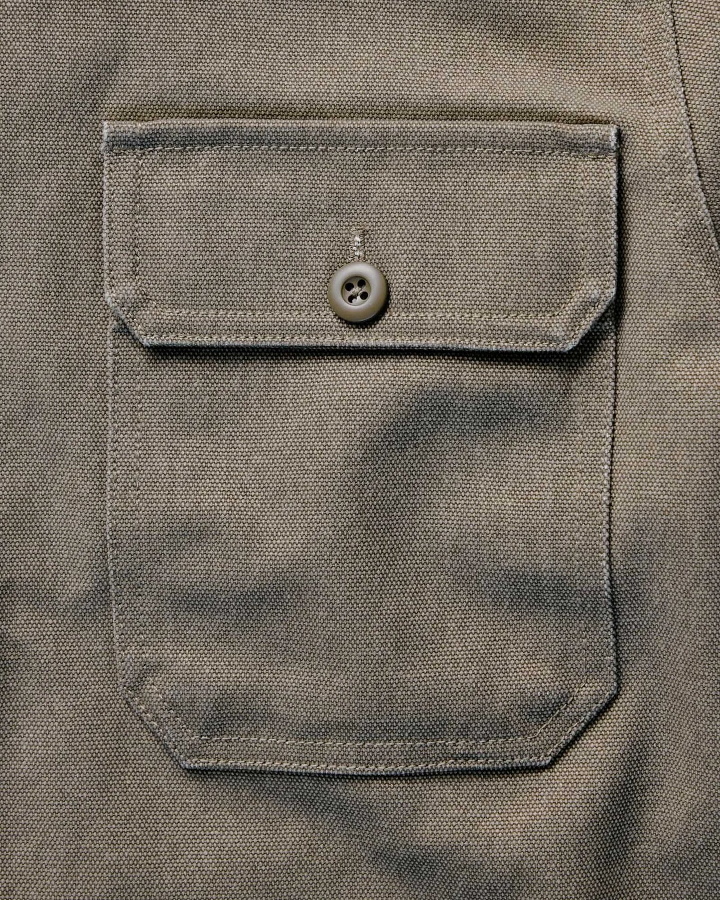 The Shop Shirt in Stone Chipped Canvas