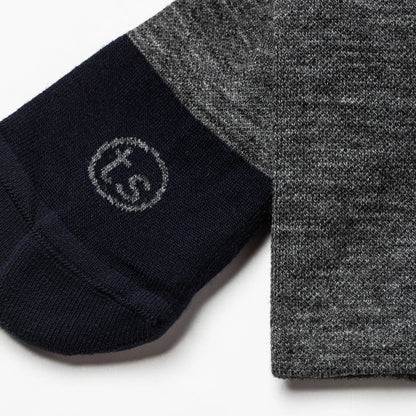The Merino Sock in Charcoal