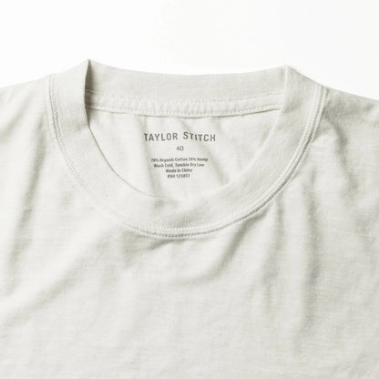 The Cotton Hemp Tee in Natural