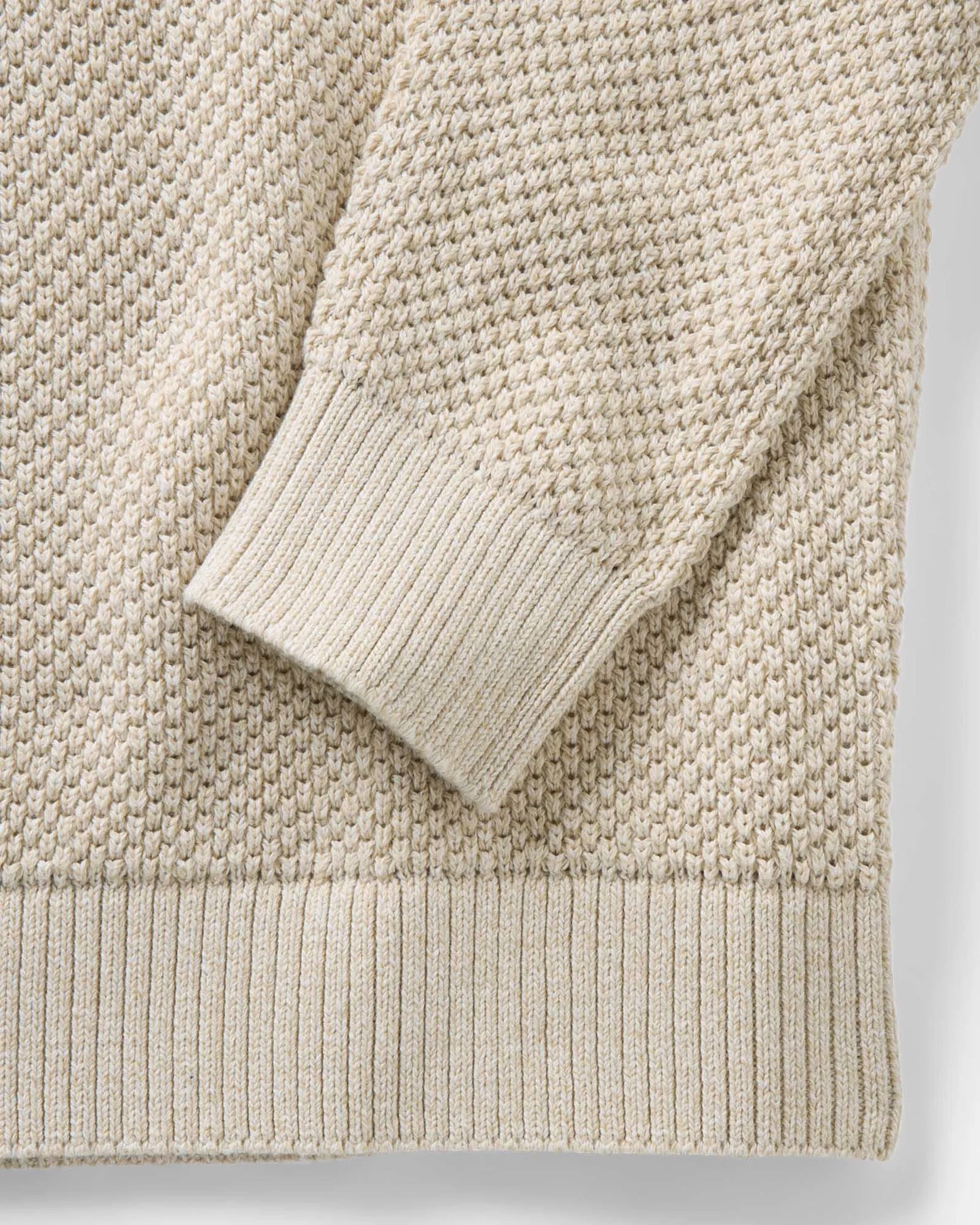 The Crawford Crew Sweater in Marled Natural