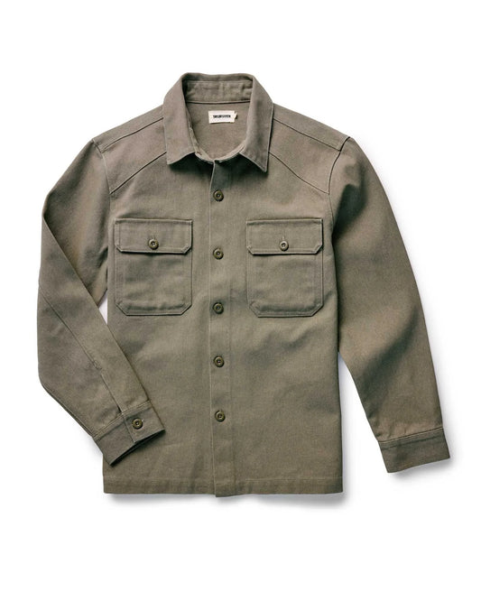 The Shop Shirt in Stone Chipped Canvas