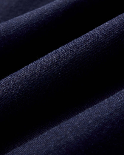 The Sunset Hoodie in Rinsed Indigo Terry