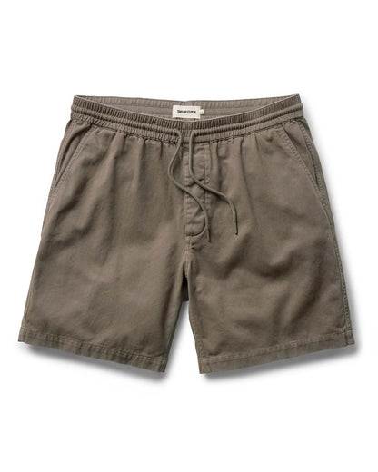 The Apres Short in Organic Espresso Foundation Twill