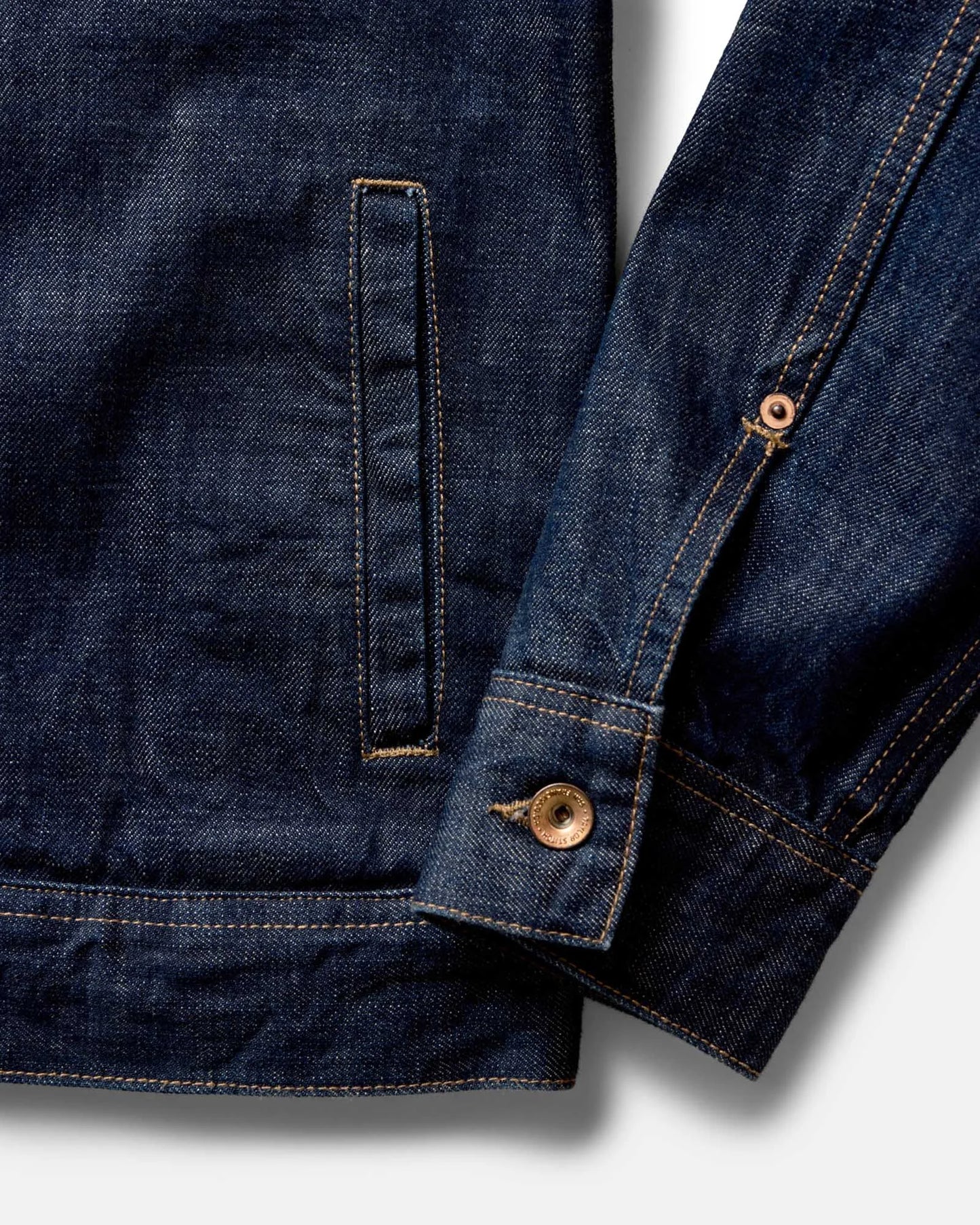 The Long Haul Jacket in Rinsed Organic Selvedge