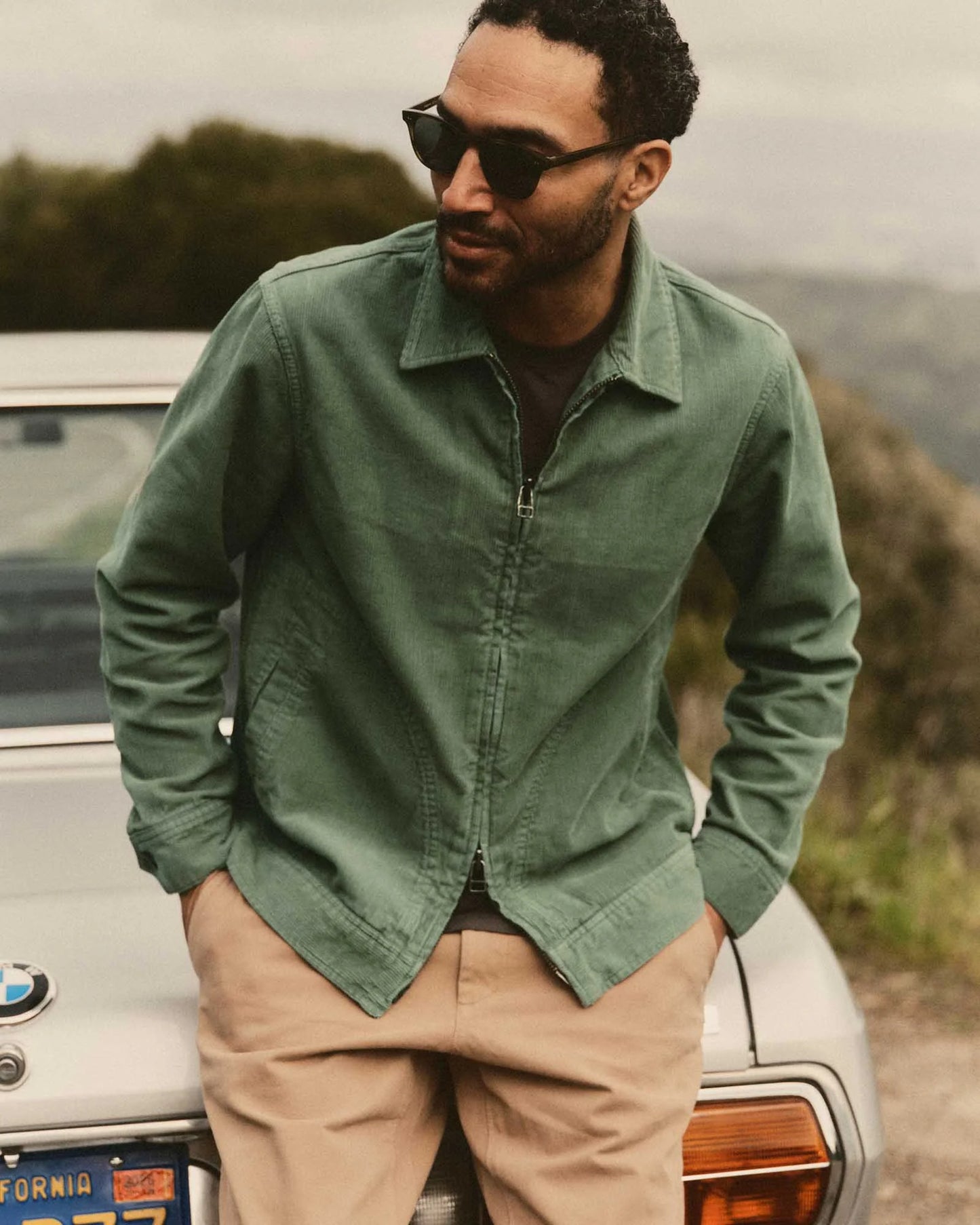 The Piston Jacket in Ivy Corduroy